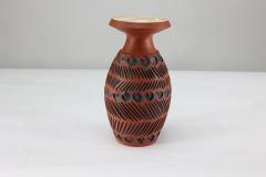  Poole Pottery Guy Sydenham for Poole Pottery Hand Thrown Clay Terracotta Studio Vase - 4188430
