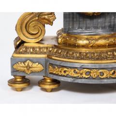  Popon A Paris A French Ormolu Mounted Bleu Turquin Marble Clock Japy Freres circa 1880 - 1110934