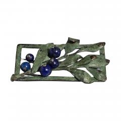 Potter Mellen American Arts Crafts Blueberry Brooch by Potter Mellen - 4509344