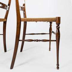  Pozzi Verga SET OF 2 WALNUT SCULPTURAL CHAIRS BY POZZI VERGA 1950  - 3059911