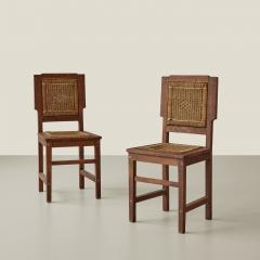  Prag Rudniker Attributed to Prag Rudniker pair of side chairs circa 1910 - 4234802