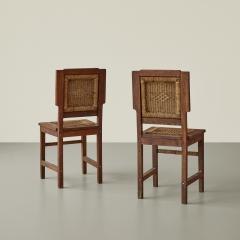  Prag Rudniker Attributed to Prag Rudniker pair of side chairs circa 1910 - 4234803