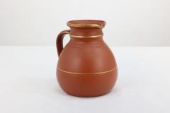  Prattware Prattware A Gothic Revival Terracotta Jug with Gilded Line Decoration - 4188440