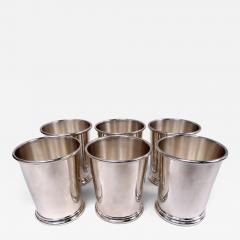  Preisner Silver Co Set of 6 Preisner Sterling Silver Mint Julep Cups - 4337847