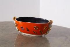  Pucci Ceramics Pucci Italian ceramics vase in orange and yellow No import duty we pay for it  - 4096895