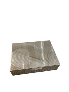 Puiforcat 1970s Large Silver plated decorative box by Puiforcat - 4591702