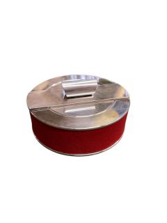  Puiforcat 1980s Silver plated and leather decorative box by Puiforcat - 4430937