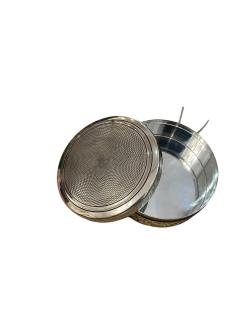  Puiforcat 1980s Silver plated decorative box by Puiforcat - 4590762