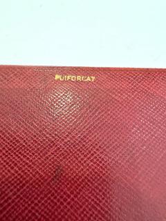  Puiforcat Red Leather Cigarette Box by Puiforcat - 4346434