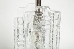  Pukeberg Abstract Relief Panel Glass Lamps - 836281