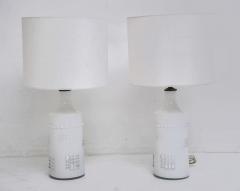  Pukeberg Swedish White Glass Lamps Pukeberg - 428540