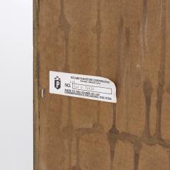  Pulaski Furniture Corporation Pulaski Mid Century Rosewood Leather and Chrome Armoire Dresser - 4187300