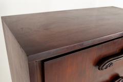  Pulaski Furniture Corporation Witco Style Pulaski Oceanic Brutalist MCM 6 Drawer Gentlemans Chest Highboy - 4128093