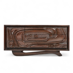  Pulaski Furniture Corporation Witco Style Pulaski Oceanic Mid Century Credenza - 4723635