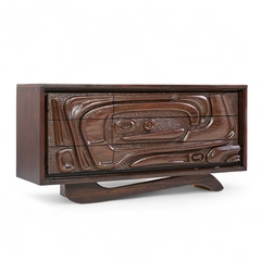  Pulaski Furniture Corporation Witco Style Pulaski Oceanic Mid Century Credenza - 4727923
