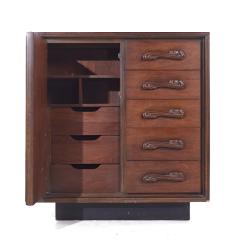  Pulaski Furniture Corporation Witco Style Pulaski Oceanic Mid Century Highboy Dresser Armoire - 3835579