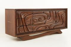  Pulaski Furniture Corporation Witco Style Pulaski Oceanic Mid Century Lowboy Dresser - 4128309