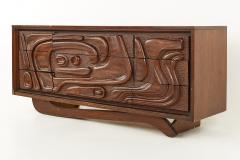  Pulaski Furniture Corporation Witco Style Pulaski Oceanic Mid Century Lowboy Dresser - 4128319