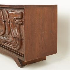  Pulaski Furniture Corporation Witco Style Pulaski Oceanic Mid Century Lowboy Dresser - 4128330