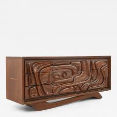  Pulaski Furniture Corporation Witco Style Pulaski Oceanic Mid Century Lowboy Dresser - 4130250
