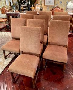  Quadrus Studio Italian Walnut Dining Chairs by Quadrus Studios Set of 10 - 2399353