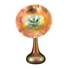  Quezal Quezal Glass Jack in the Pulpit Vase circa 1910 - 4310776