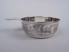  R Blackinton Co Blackinton Edwardian Nursery Rhyme Sterling Silver Porringer - 3766972