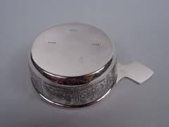  R Blackinton Co Blackinton Edwardian Nursery Rhyme Sterling Silver Porringer - 3766976