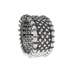  R C M R C M WHITE AND BLACK DIAMOND CUFF BRACELET - 3135030