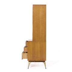  R Way Rway Rway Mid Century Walnut and Brass Credenza and Hutch - 3969604