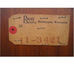  R Way Rway Vintage Mahogany Breakfront Four Shelves - 2708019