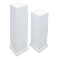  R Y Augousti Modern Classic Column Large in White Shagreen by R Y Augousti - 3847365