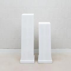  R Y Augousti Modern Classic Column Large in White Shagreen by R Y Augousti - 3847368