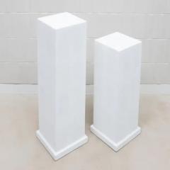  R Y Augousti Modern Classic Column Large in White Shagreen by R Y Augousti - 3847372