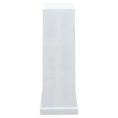  R Y Augousti Modern Classic Column Large in White Shagreen by R Y Augousti - 3847437