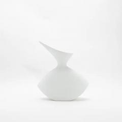  R Y Augousti Modern Sculptural Vase in White Shagreen by R Y Augousti - 3869626