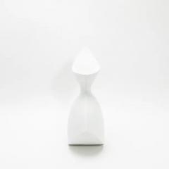  R Y Augousti Modern Sculptural Vase in White Shagreen by R Y Augousti - 3869632