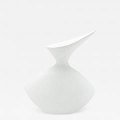  R Y Augousti Modern Sculptural Vase in White Shagreen by R Y Augousti - 3878807