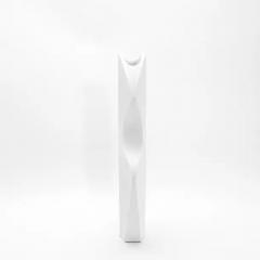  R Y Augousti Modern Sculptural Vase in White Shagreen by R Y Augousti - 3869902