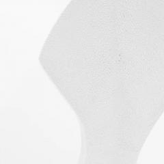  R Y Augousti Modern Sculptural Vase in White Shagreen by R Y Augousti - 3869906