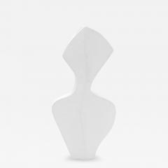  R Y Augousti Modern Sculptural Vase in White Shagreen by R Y Augousti - 3878835