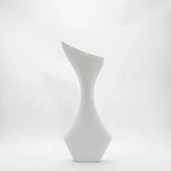  R Y Augousti Modern Sculptural Vase in White Shagreen by R Y Augousti - 3876399