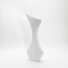  R Y Augousti Modern Sculptural Vase in White Shagreen by R Y Augousti - 3876401