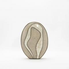  R Y Augousti Modern Vase in Natural Shagreen with Quartz and Brass Details by R Y Augousti - 3876754