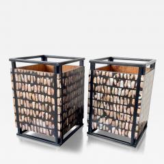  R Y Augousti Pair of R Y Augousti Mother of Pearl Bins - 3679430