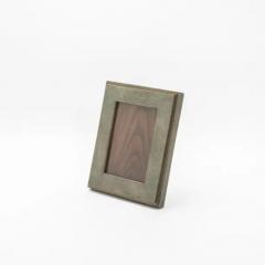  R Y Augousti Picture Frame 5x7 in Grey Shagreen With Brass Indentation by R Y Augousti - 3881980