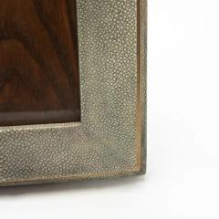  R Y Augousti Picture Frame 5x7 in Grey Shagreen With Brass Indentation by R Y Augousti - 3882031