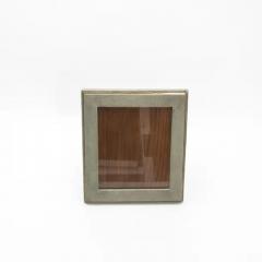  R Y Augousti Picture Frame 8x10 in Grey Shagreen with Brass Indentation by R Y Augousti - 3882162