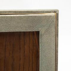  R Y Augousti Picture Frame 8x10 in Grey Shagreen with Brass Indentation by R Y Augousti - 3882163