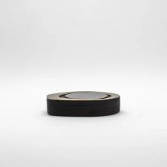 R Y Augousti Set of 2 Boxes in Black Shagreen with Pen Shell and Brass Details by R Y Augoust - 3869728